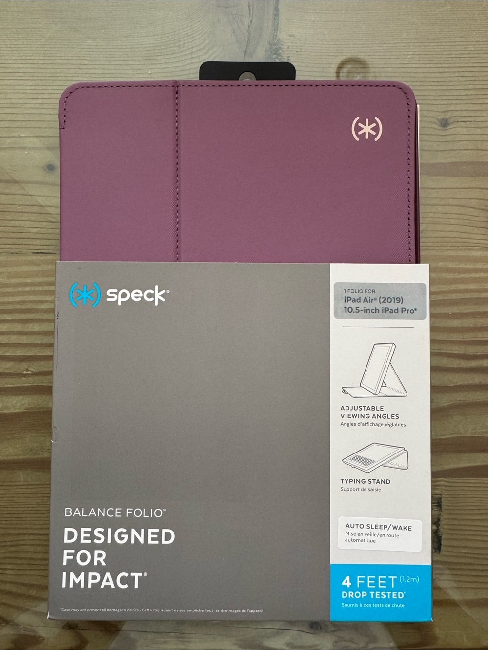 New speck iPad Air 2019 10.5 inch iPad Pro 10.5 inch folio cover Plum/Purple